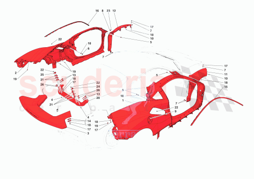 Part Diagram for Ferrari 10977621
