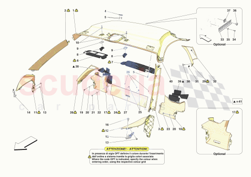 Part Diagram for Ferrari 780218