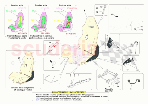 Part Diagram for Ferrari 070006692