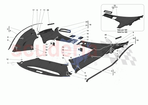 Part Diagram for Ferrari 70006360