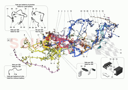 Part Diagram for Ferrari 953515