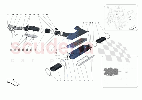 Part Diagram for Ferrari 814925