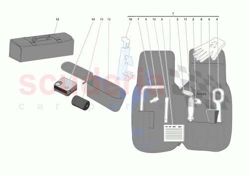 Part Diagram for Ferrari 827399