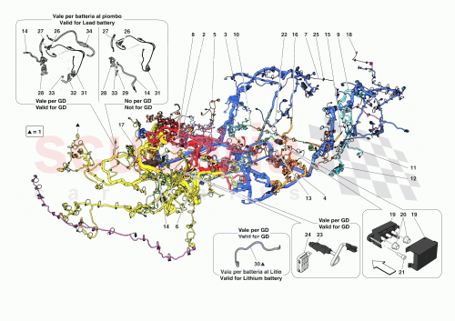 Part Diagram for Ferrari 786042