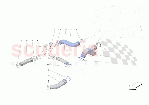 Part Diagram for Ferrari 967794