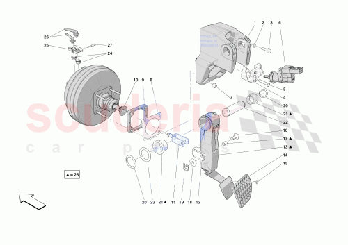 Part Diagram for Ferrari 782845