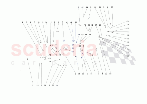 Part Diagram for Ferrari 970502