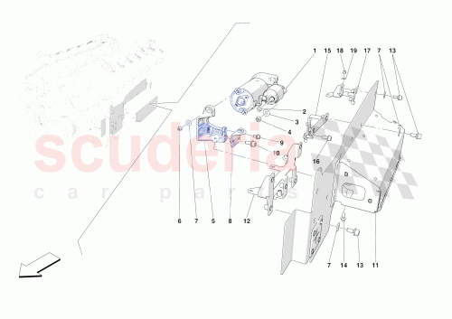 Part Diagram for Ferrari 923106