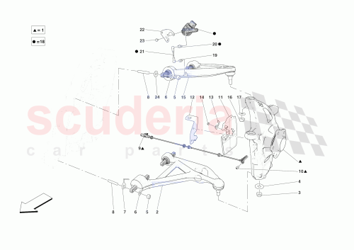 Part Diagram for Ferrari 897163
