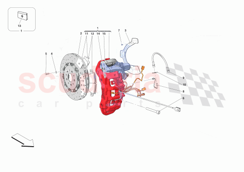 Part Diagram for Ferrari 905297