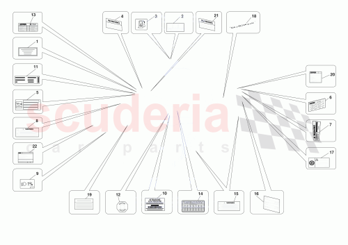 Part Diagram for Ferrari 812309
