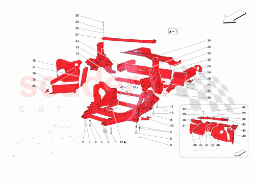 Part Diagram for Ferrari 985864452
