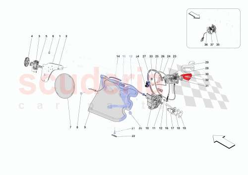 Part Diagram for Ferrari 912149