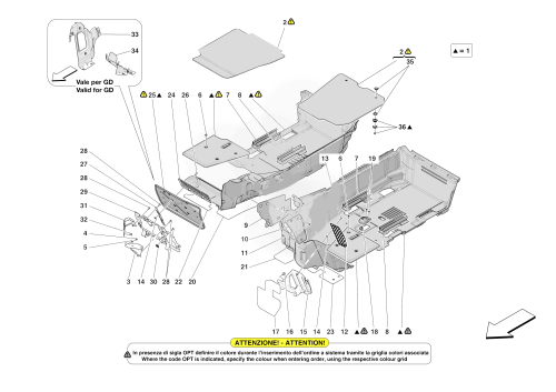 Part Diagram for Ferrari 000975402
