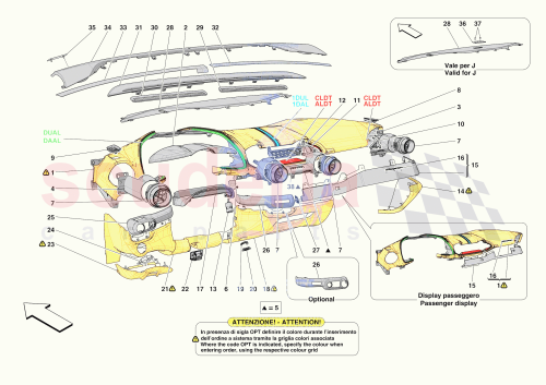 Part Diagram for Ferrari 750123
