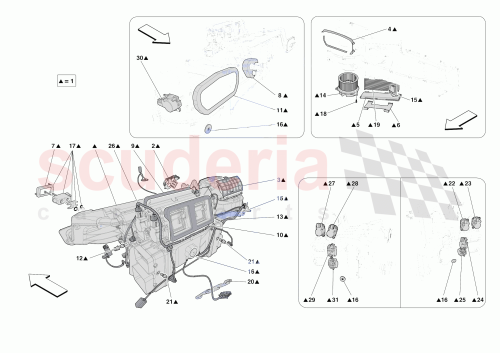 Part Diagram for Ferrari 966111