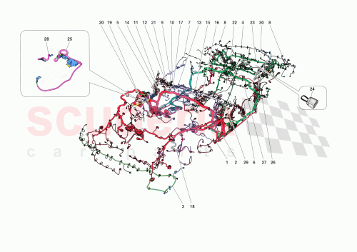 Part Diagram for Ferrari 808815