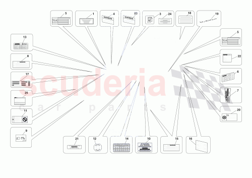 Part Diagram for Ferrari 970083