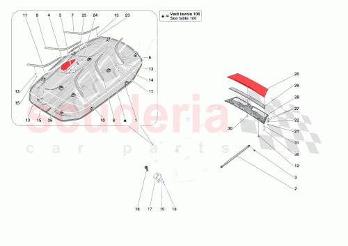 Part Diagram for Ferrari 813608