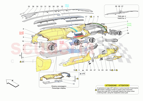Part Diagram for Ferrari 000741687