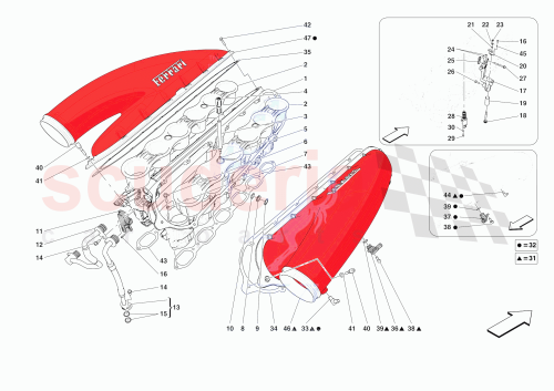 Part Diagram for Ferrari 907930