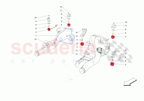 Part Diagram for Ferrari 801837