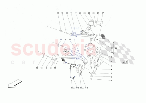 Part Diagram for Ferrari 871056