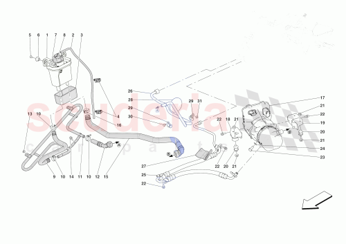 Part Diagram for Ferrari 953350