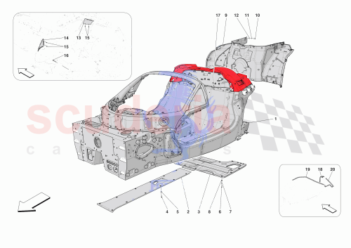 Part Diagram for Ferrari 812152