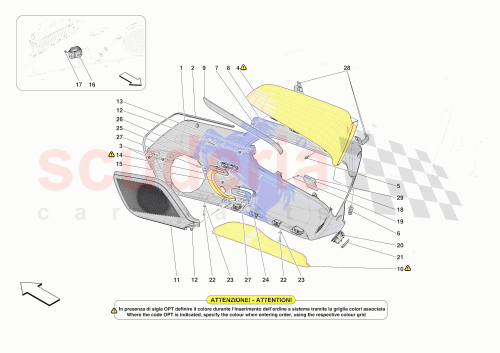 Part Diagram for Ferrari 958067