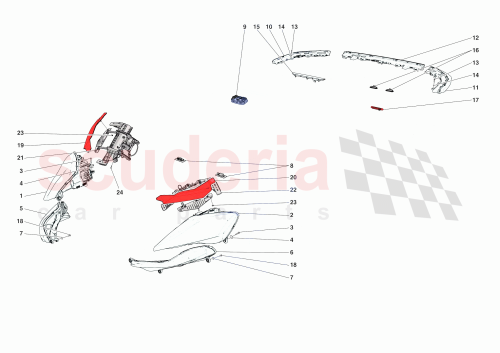 Part Diagram for Ferrari 917260