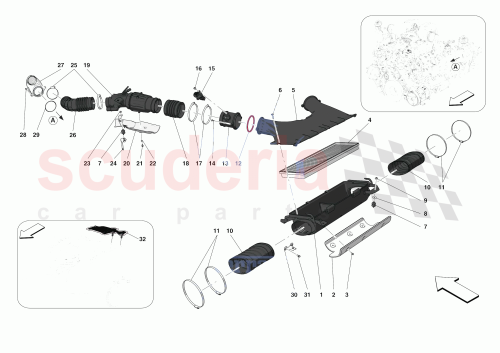 Part Diagram for Ferrari 891414