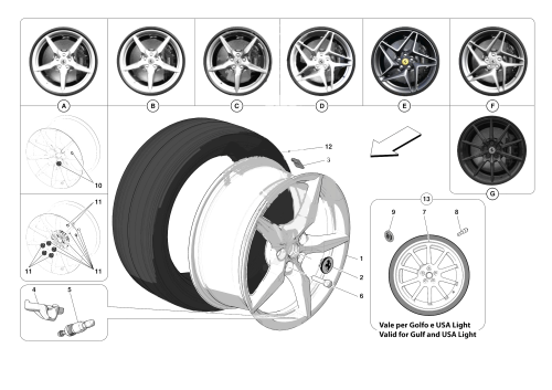 Part Diagram for Ferrari 70006936
