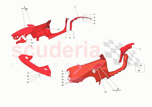 Part Diagram for Ferrari 985911567