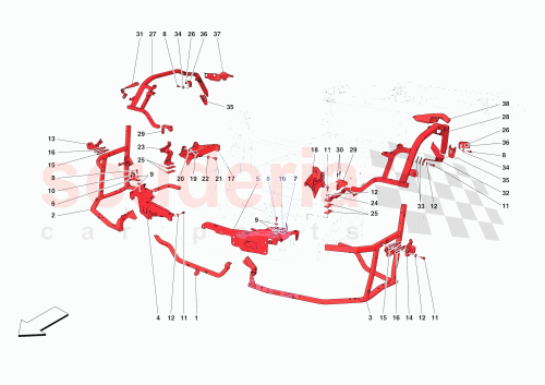 Part Diagram for Ferrari 985854823