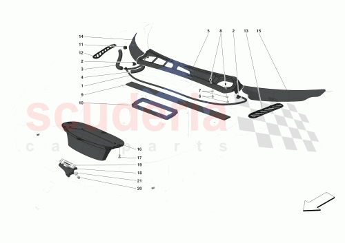 Part Diagram for Ferrari 70006726