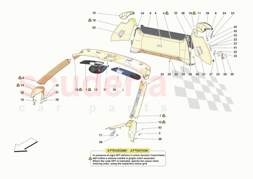 Part Diagram for Ferrari 841125