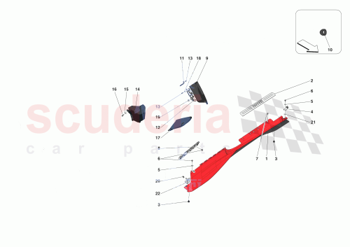Part Diagram for Ferrari 70006734