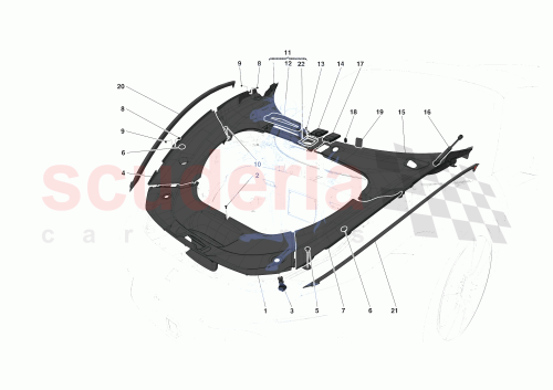 Part Diagram for Ferrari 70006743