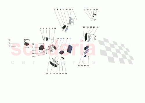 Part Diagram for Ferrari 916642