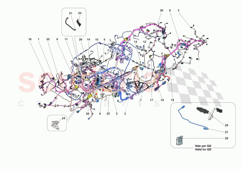Part Diagram for Ferrari 886339