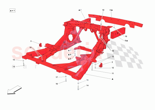 Part Diagram for Ferrari 985864411