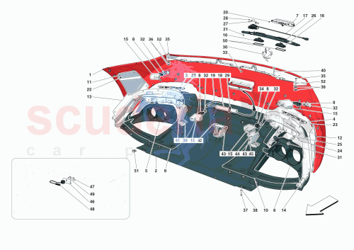 Part Diagram for Ferrari 890541