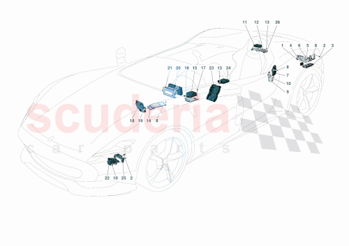 Part Diagram for Ferrari 908351