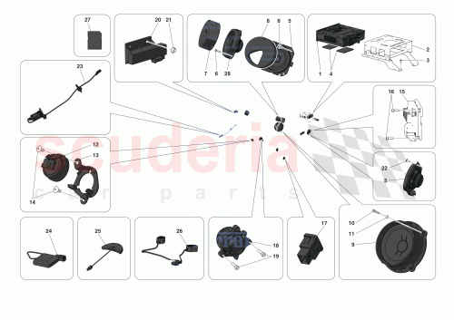 Part Diagram for Ferrari 867615
