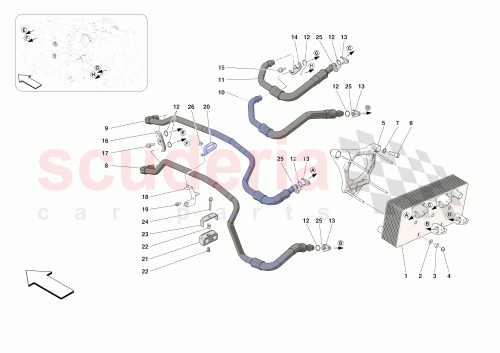 Part Diagram for Ferrari 741028