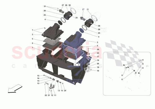 Part Diagram for Ferrari 328192
