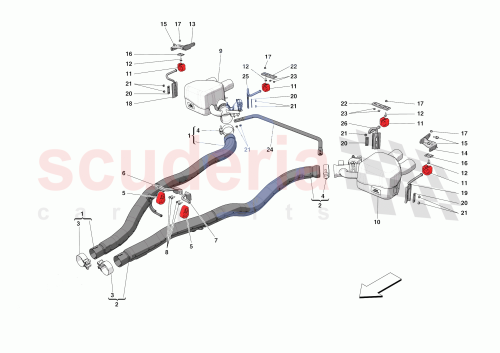 Part Diagram for Ferrari 748665