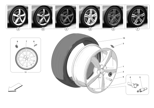 Part Diagram for Ferrari 70006532
