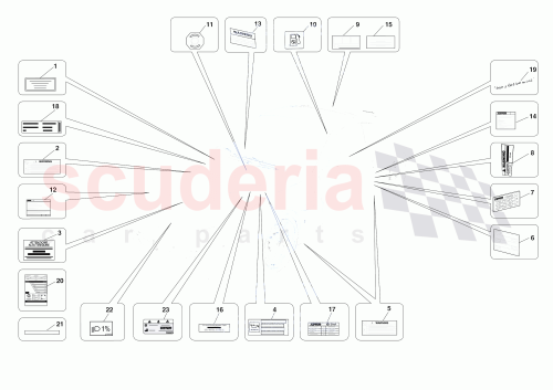 Part Diagram for Ferrari 928248